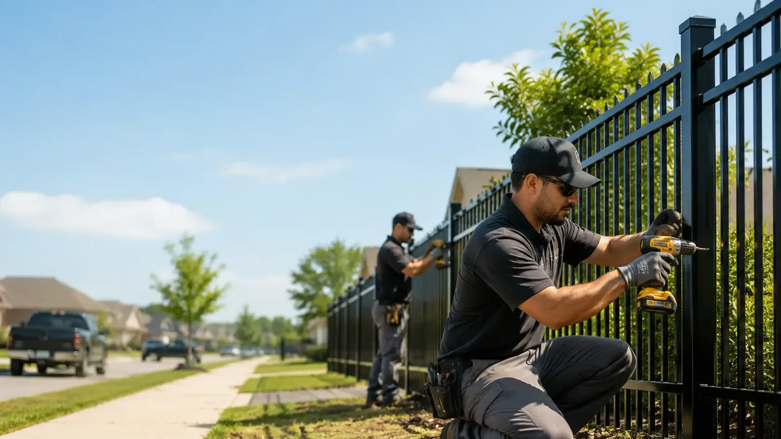 Metal Fence Installation in Walker, KY